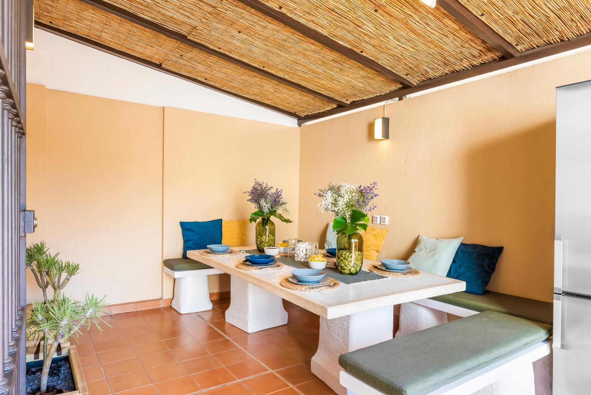 Villa Trueno Refugio De Lujo Con Piscina Climatizada Y Vistas كانديلاريا المظهر الخارجي الصورة